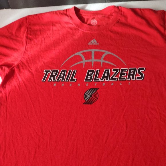 ADIDAS PORTLAND TRAIL BLAZERS T-SHIRT SIZE XL - Picture 5 of 13